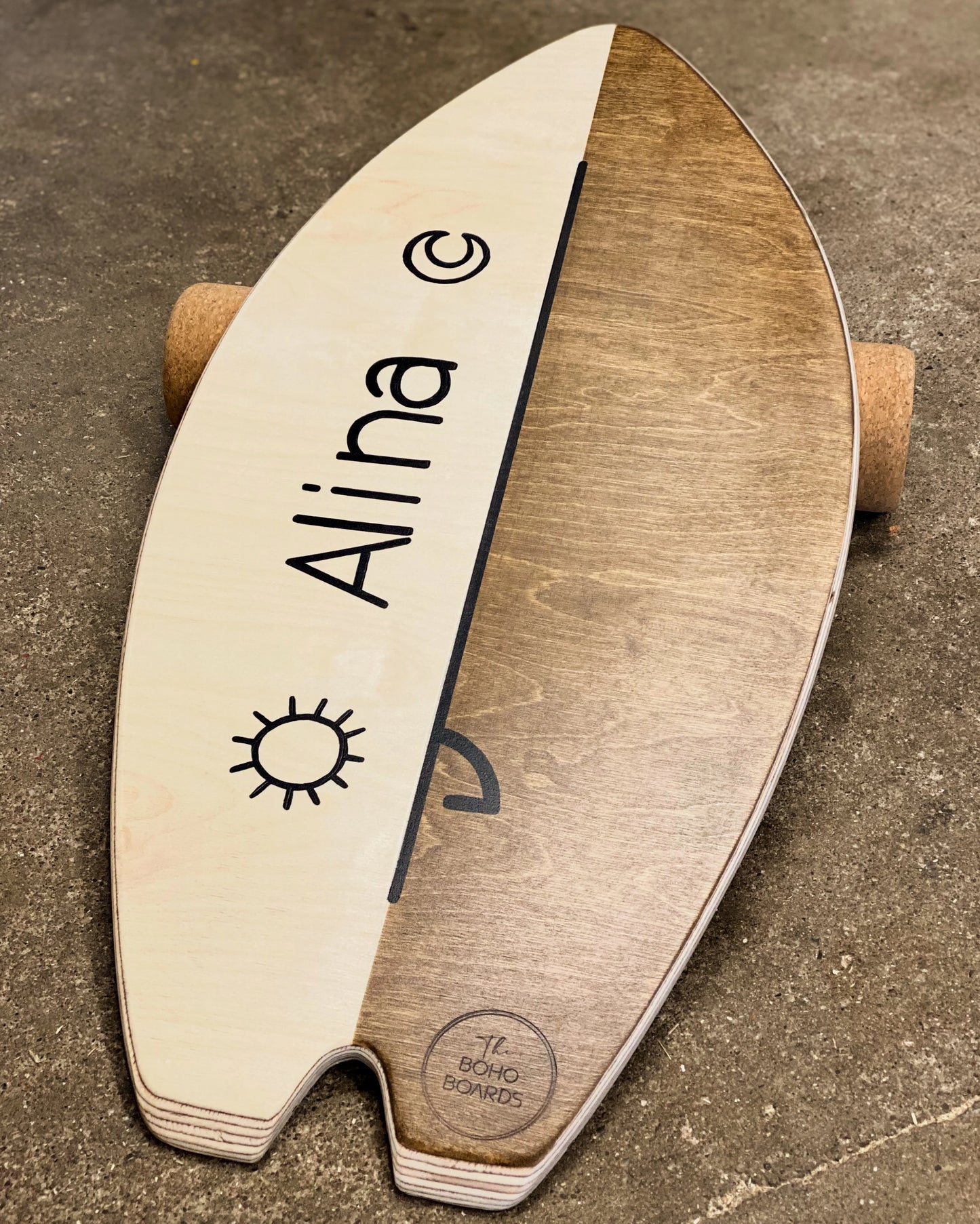 Personalisiertes Balance Board inkl. Rolle