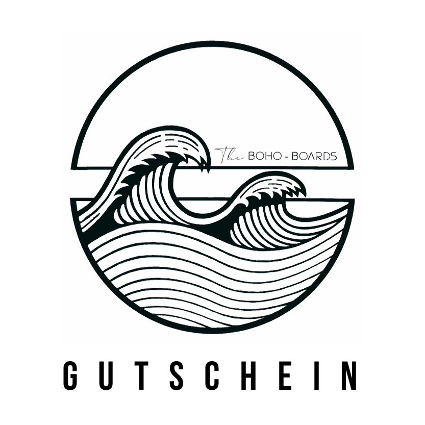Wellen Logo mit Gutschein Schriftzug